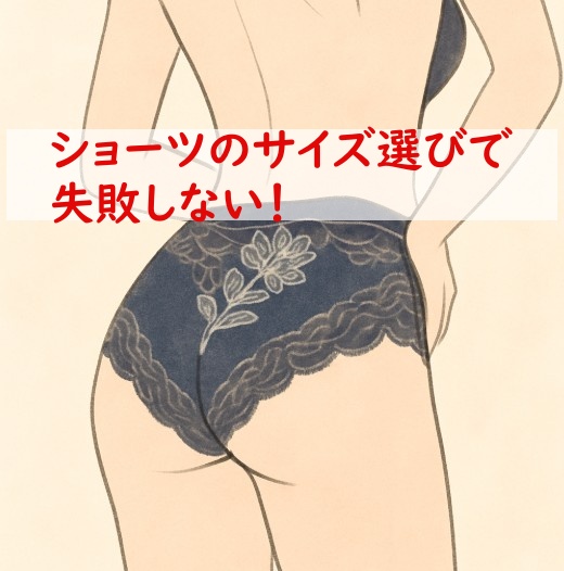 ショーツのサイズ選びで失敗しない！